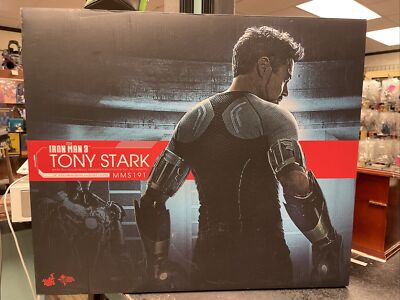 1/6 Hot Toys MMS191 Iron Man 3 Tony Stark Workshop Armor Testing Ver Helmet