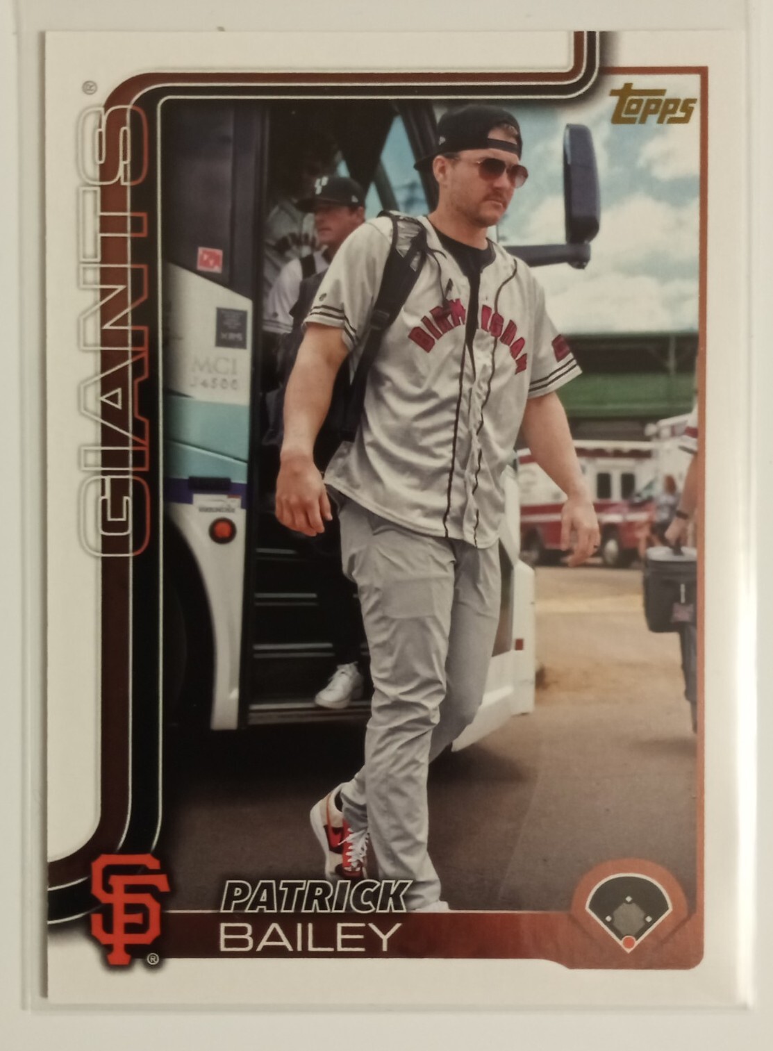 2025 Topps #70 Patrick Bailey Golden Mirror Image Variation