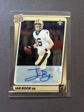 2021 Clearly Donruss Ian Book AUTO #70 Rated Rookie Autograph Card Saints