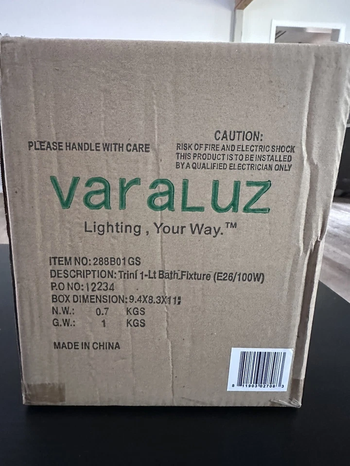 Lámpara de baño Varaluz Trini 1 luz Foto 2 de 4