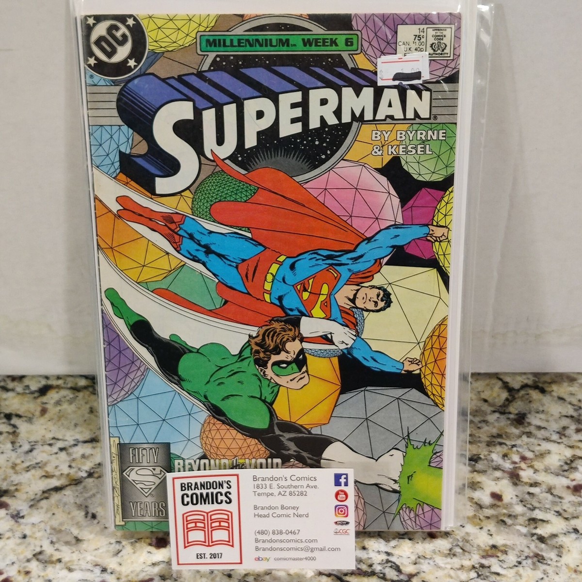 Superman #14 Beyond the Void Green Lanterns Light John Byrne 1988