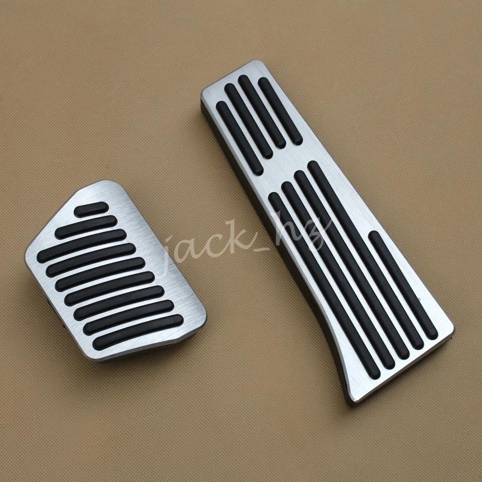 Acessórios de tampa de pedal pad acelerador de freio a gás antiderrapante alumínio para BMW - Imagem 2 de 4