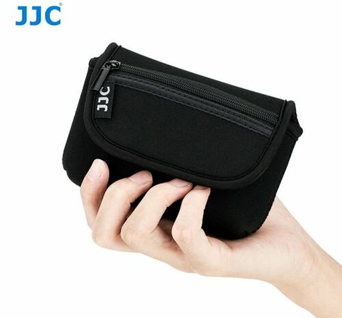 JJC OC-R1BK neoprene Compact Camera Pouch Bag fit camera lens up to 113x66x39mm - Picture 1 of 8