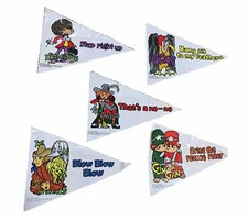 VTG 1970 H.R. Pufnstuf Sid&Marty Krofft Witchipoo Kelloggs Cereal Pennants lot