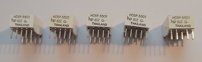 HP HDSP-5501 RED LED 7 segment Display CAT G- Lot of 5 Free shipping!