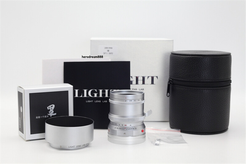 レンズ(単焦点) LIGHT LENS LAB 50mm f/2 SPII Chrome Light lens Lab 50mm f/2 Rigid-SP II Pre-Order Announcement – Light