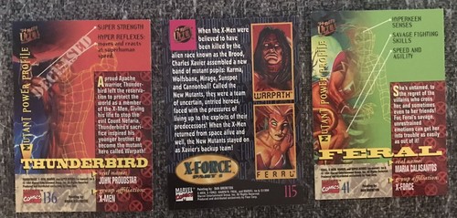 Feral - Warpath - Thunderbird X-Men Marvel MCU 1994 Fleer Ultra Disney Cards - Picture 2 of 2