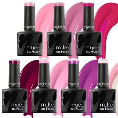 Mylee Gel Nail Polish Pink Range UV LED Soak-Off Manicure Pedicure 8ml