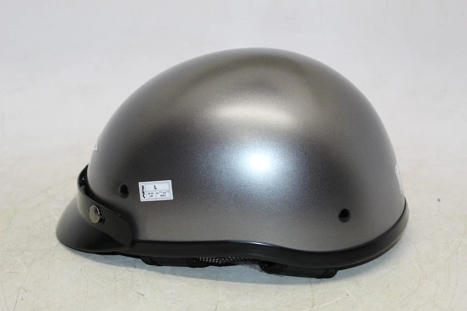 Casco Gorro AFX FX-70 Colores Sólidos Plano Gris Oscuro Talla L Foto 2 de 4