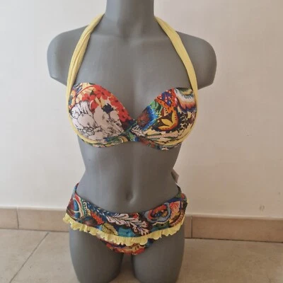 maillot de bain 2 pieces Pain de sucre  taille 2 S multicolore - Photo 1/3