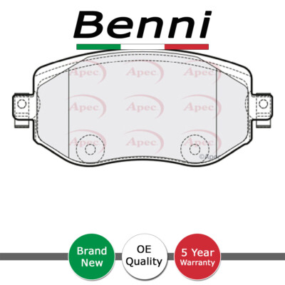 Brake Pads Set Front Benni Fits Renault Megane 2016- 1.2 1.3 1.5 dCi 410603407R