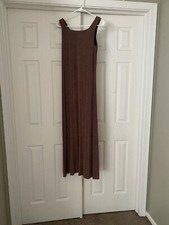 Brown 90s y2k Prom Dress
