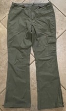 Vtg Abercrombie Military AF-3 Paratrooper Cargo Pants Women  s Sz 2 Green