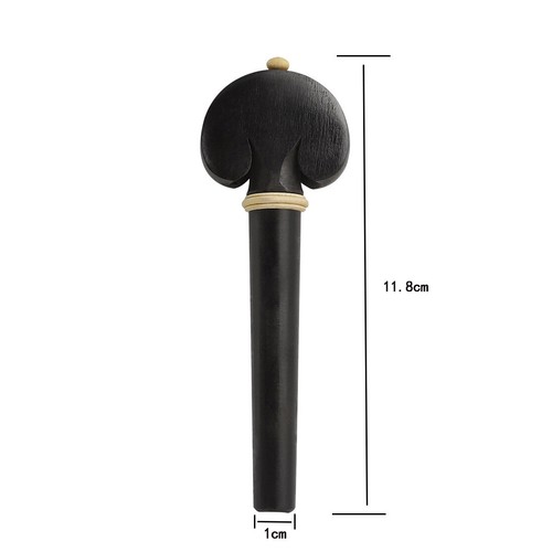 4PCS Ebony Cello Pegs High Quality Handmade Tuning Pegs Cello Replacement Parts - Picture 8 of 8