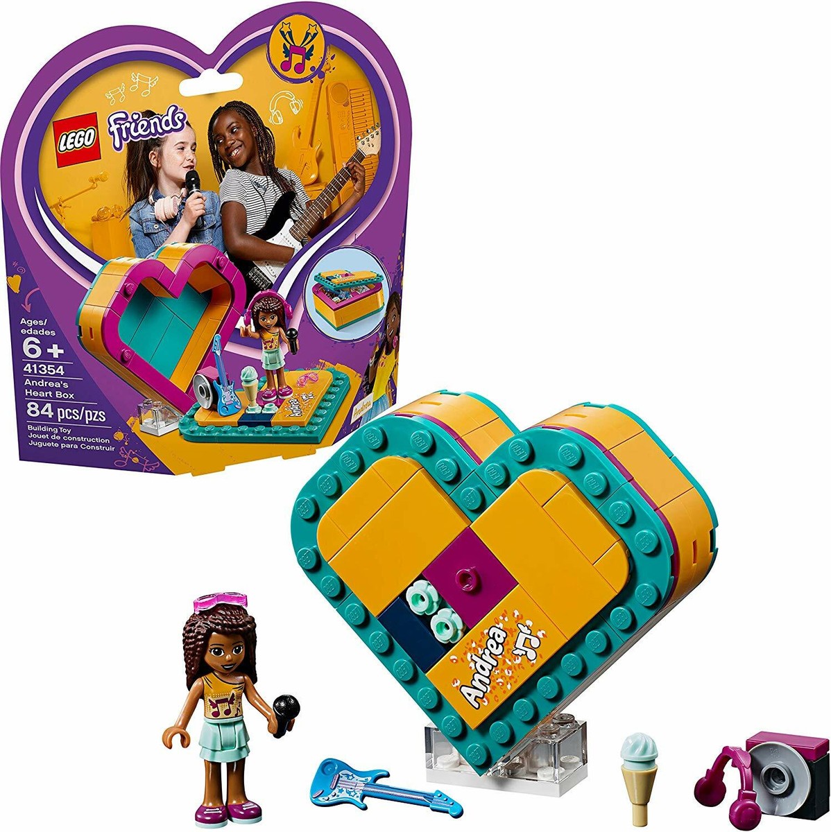 LEGO FRIENDS #41354 Andrea's Heart Box - New Factory Sealed | eBay