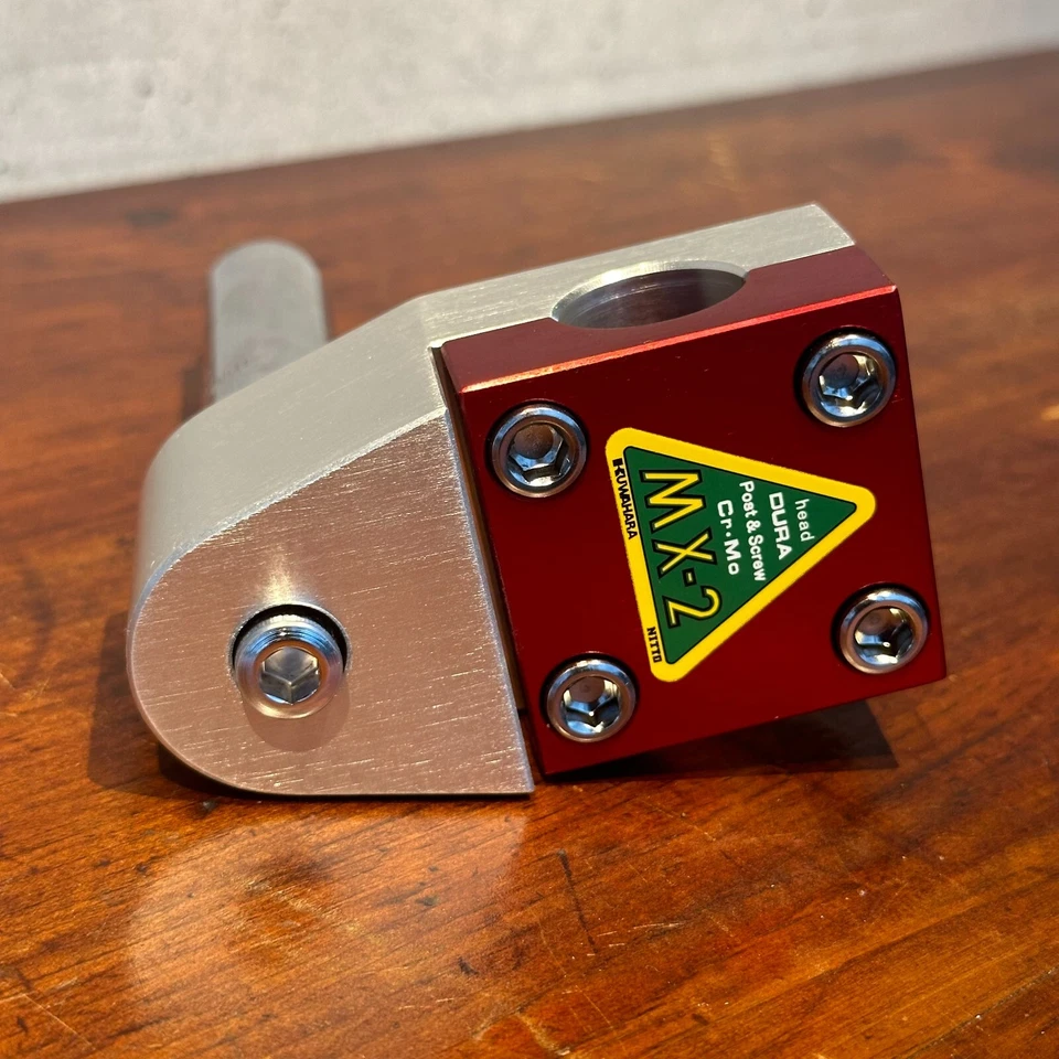 KUWAHARA - NITTO MX-2 - Vástago de pluma BMX tipo vintage 21,0 mm hecho en Japón - ROJO Foto 3 de 4