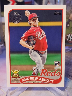 Andrew Abbott 2024 Topps Series 1 1989 Insert Cincinnati Reds Rookie #89B-96