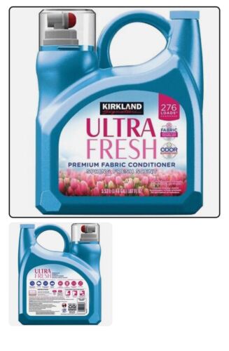 Kirkland Signature Ultra Fresh Premium Fabric Softener, Spring Fresh, 187 Fl Oz