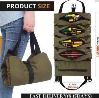 Werkzeugrolltasche Toolpack Werkzeug Rolltasche Werkzeugrolle 5 Fächer