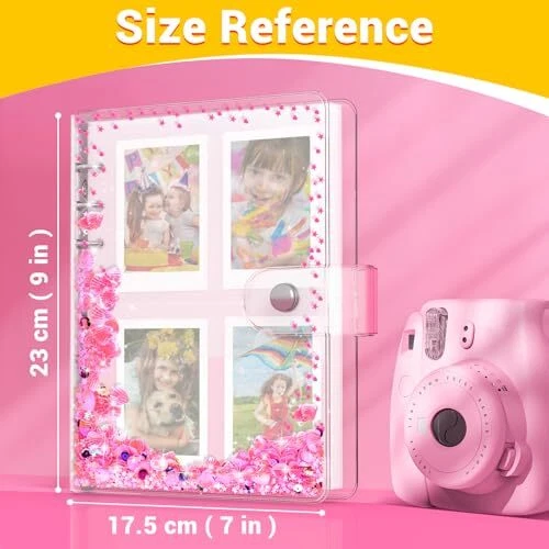 Álbum de fotos para niños para Instax Mini, álbum de fotos para Polaroid, aplicable a  Foto 2 de 4