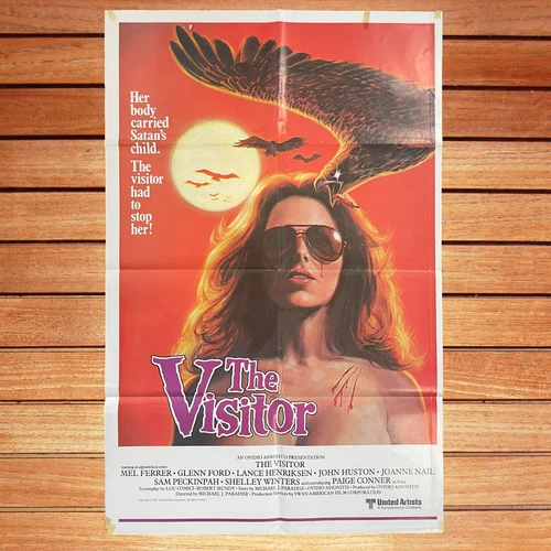 The visitor poster original UK 104 x 64 cm Michael J. Paradise 1979