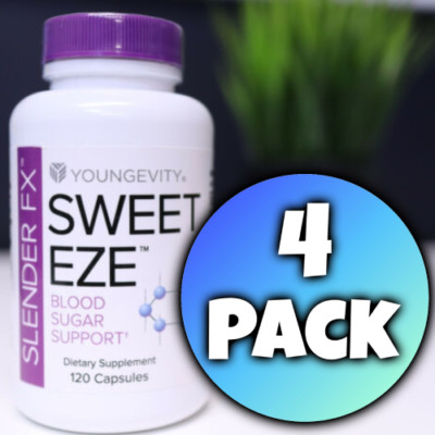 Youngevity Dr. Wallach Slender FX  Sweet Eze   120 capsule ( 4 Pack)
