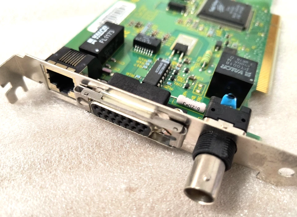 RARE VINTAGE 1994 3COM ETHERLINK III 3C509-C ISA ETHERNET THICK THIN RJ45 MXB91A - Image 3 of 4