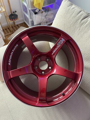 Advan TC4 18x9.5 +45 Candy Red 5x100