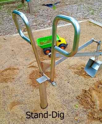 Stand & Dig Playground Sand  & Snow Digger-Made No Rust Stainless Steel