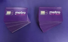 Metro By T-Mobile Triple Cut SIM Card (BRAND NEW) - Lot Of 100