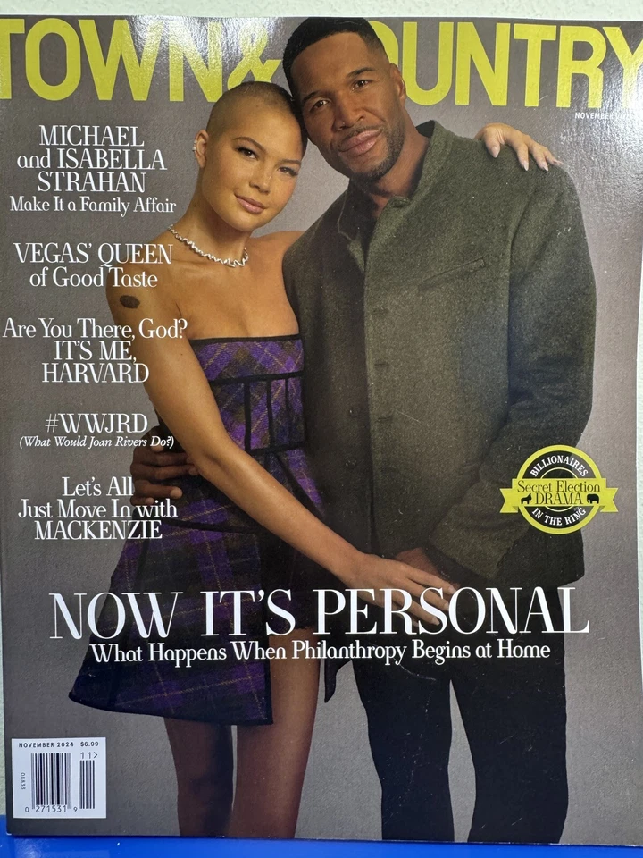 Town & Country Magazine November 2024 Michael And Isabella Strahan