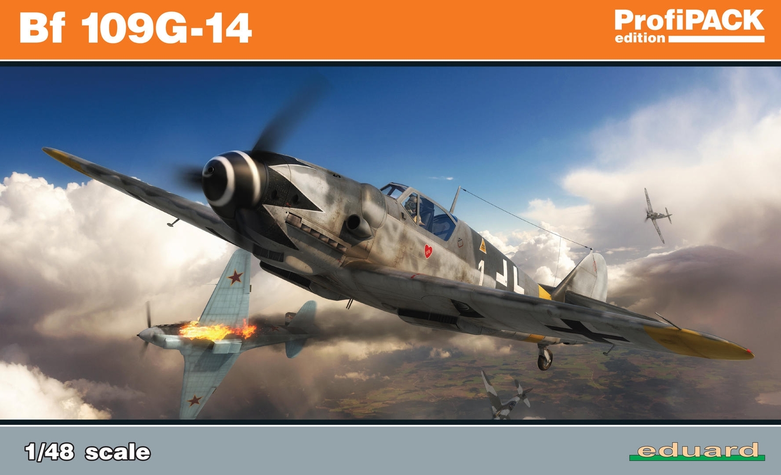 EDUARD 82118 1:48 German WWII fighter aircraft Messerschmitt Bf 109G-14