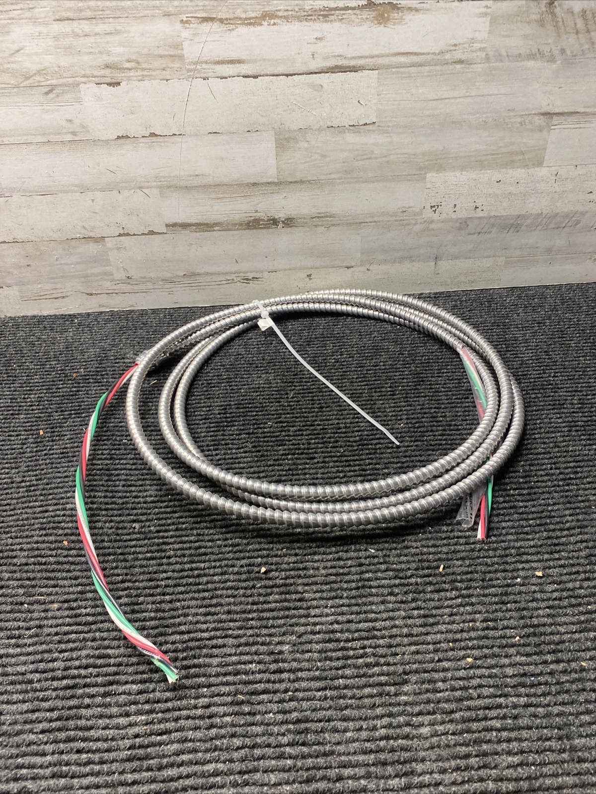 12' E189204 TYPE MC CONDUIT CABLE, (UL) 600V, 4 Wires Quick Cable Whip ...