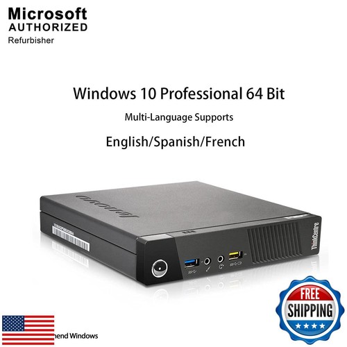Lenovo Thinkcentre M93 Tiny Desktop, Intel Core i5-4670T 2.3GHz, 16GB DDR3, 2 - Picture 2 of 3
