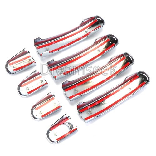Door Handle Cover For Ford Kuga Escape Focus 2012 2013 2014 2015 Chrome Trim - Picture 6 of 6