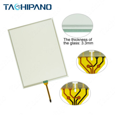 Écran Tactile + Film De Protection Pour Panel Allen Bradley 2711P-T10C21D8S - Neuf