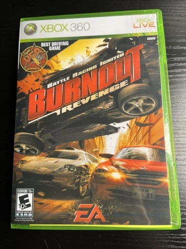 Burnout: Revenge Xbox 360, 2006 With Manual TESTED works reprinted cover