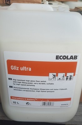 ECOLAB Gliz ultra  Hochglanz-Dispersion 10L   Profi-Versiegelung
