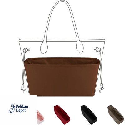 DGAZ Seide Taschenorganizer für Neverfull PM MM GM, Taschenformer mit Innent