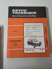 Revue technique Autobianchi A112