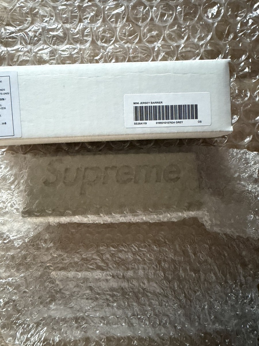 Supreme New Mini Materials 1:12 Scale Jersey Barrier (Brand New