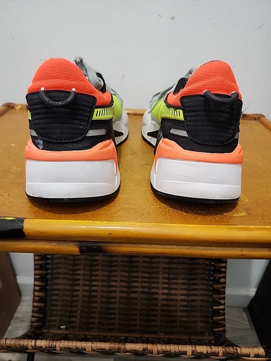 プーマ ワンmix Puma RSX Hard Drive Gray Yellow Neon Orange 370644