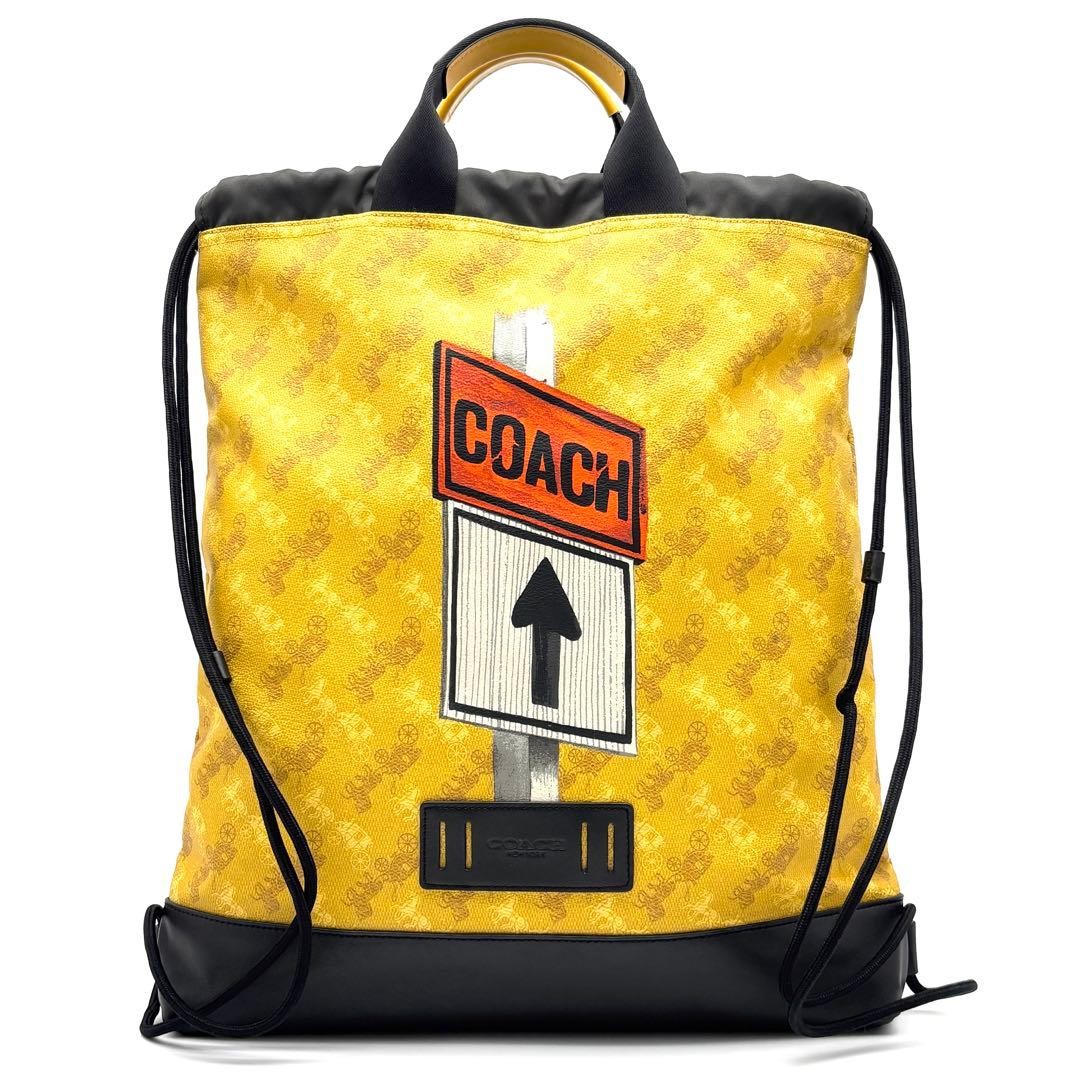 COACH Terrain Drawstring Backpack Handbag F83608 … - image 1