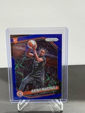 2025 Panini Prizm WNBA Blue Velocity Prizm #47 Rayah Marshall