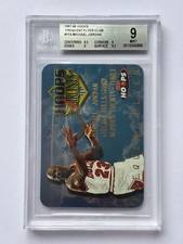 1997-98 Hoops Frequent Flyer Club - Michael Jordan #FF4 BGS 9