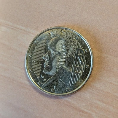 pièce 50 centimes Marie Curie 2024 - Photo 1/2