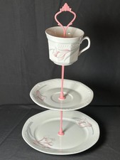 Etagere aus Omas Sammeltasse,3tlg mit Tasse, 60iger Jahre,  Muttertag, Ostern