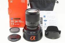 Sony Vario-Tessar T FE 24-70mm F4 ZA OSS SEL2470Z with original box and accesso