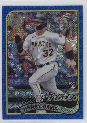2024 Topps Series 1 Blue Refractor 12/150 Henry Davis #T89C-94 Rookie RC 04zq