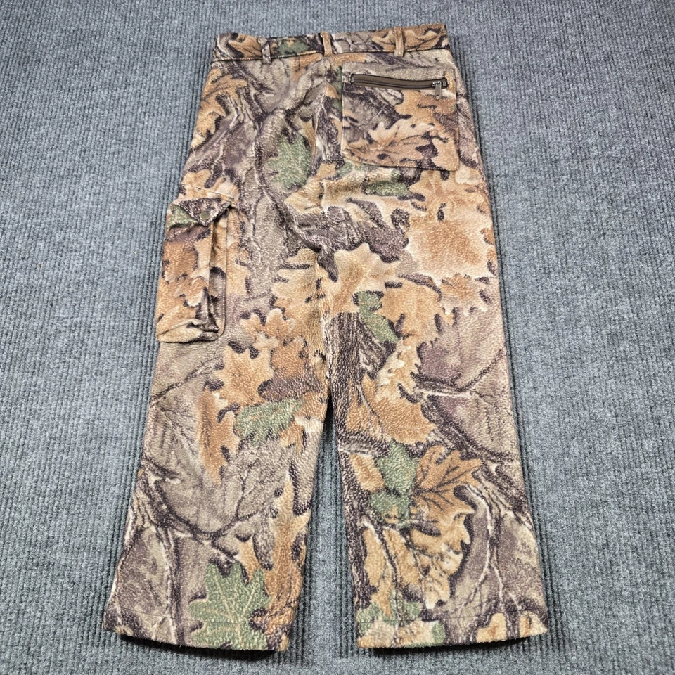 Cabela's Dry-Plus Hunting Pants Men 32 Camo Cargo Insulated Waterproof USA 29x25 - Image 2 of 4